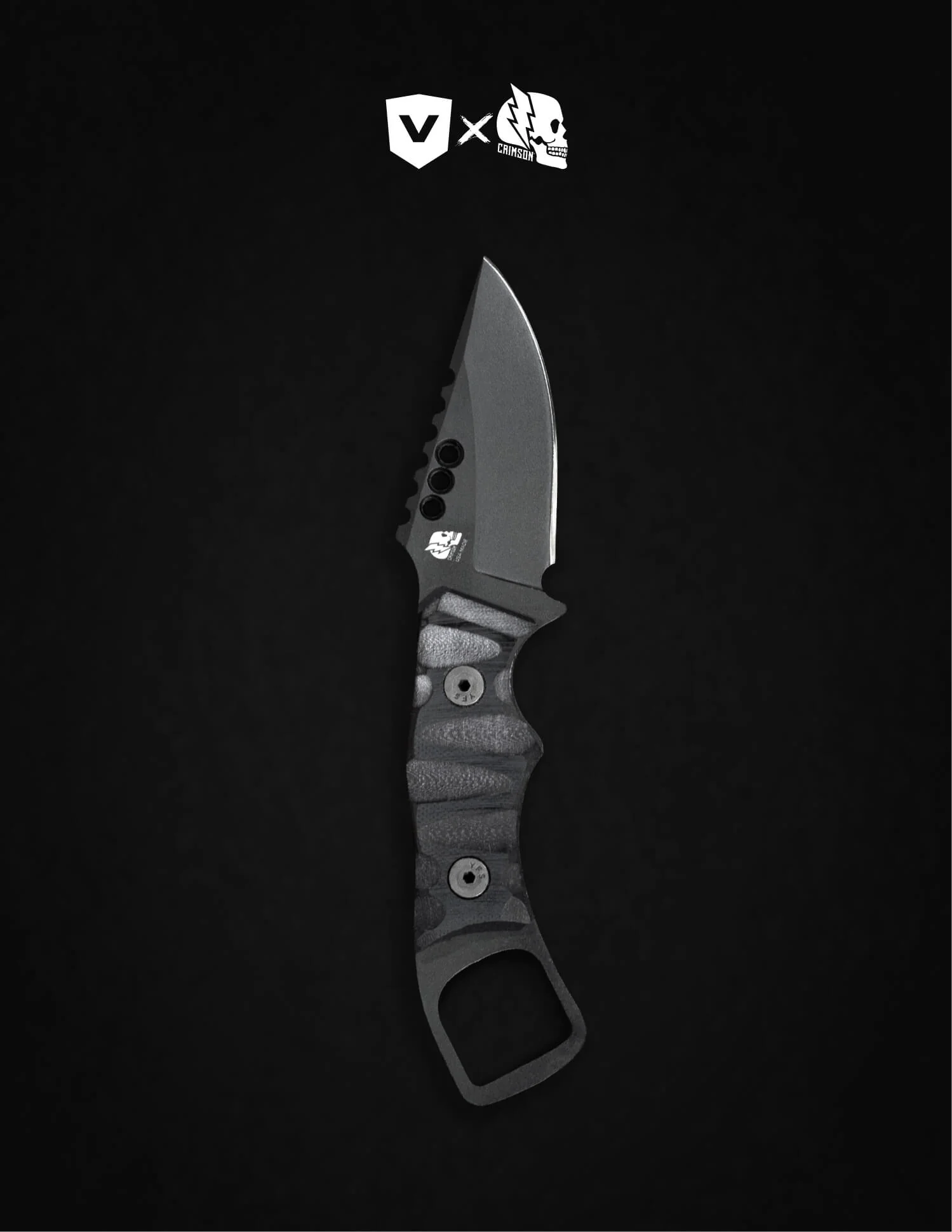 VYPER X CRIMSON KNIFE CO. IRON WOLF KNIFE - Image 2