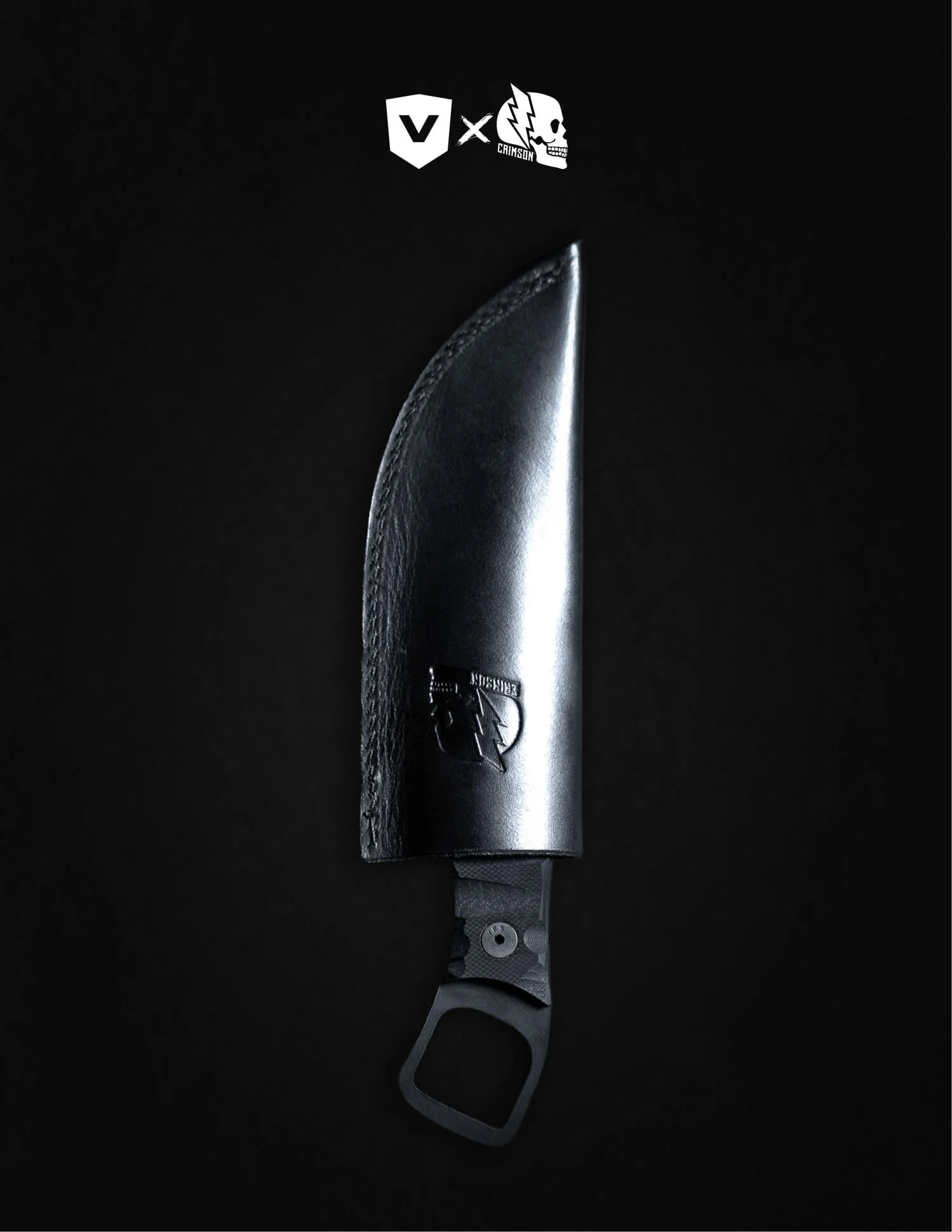 VYPER X CRIMSON KNIFE CO. IRON WOLF KNIFE - Image 4