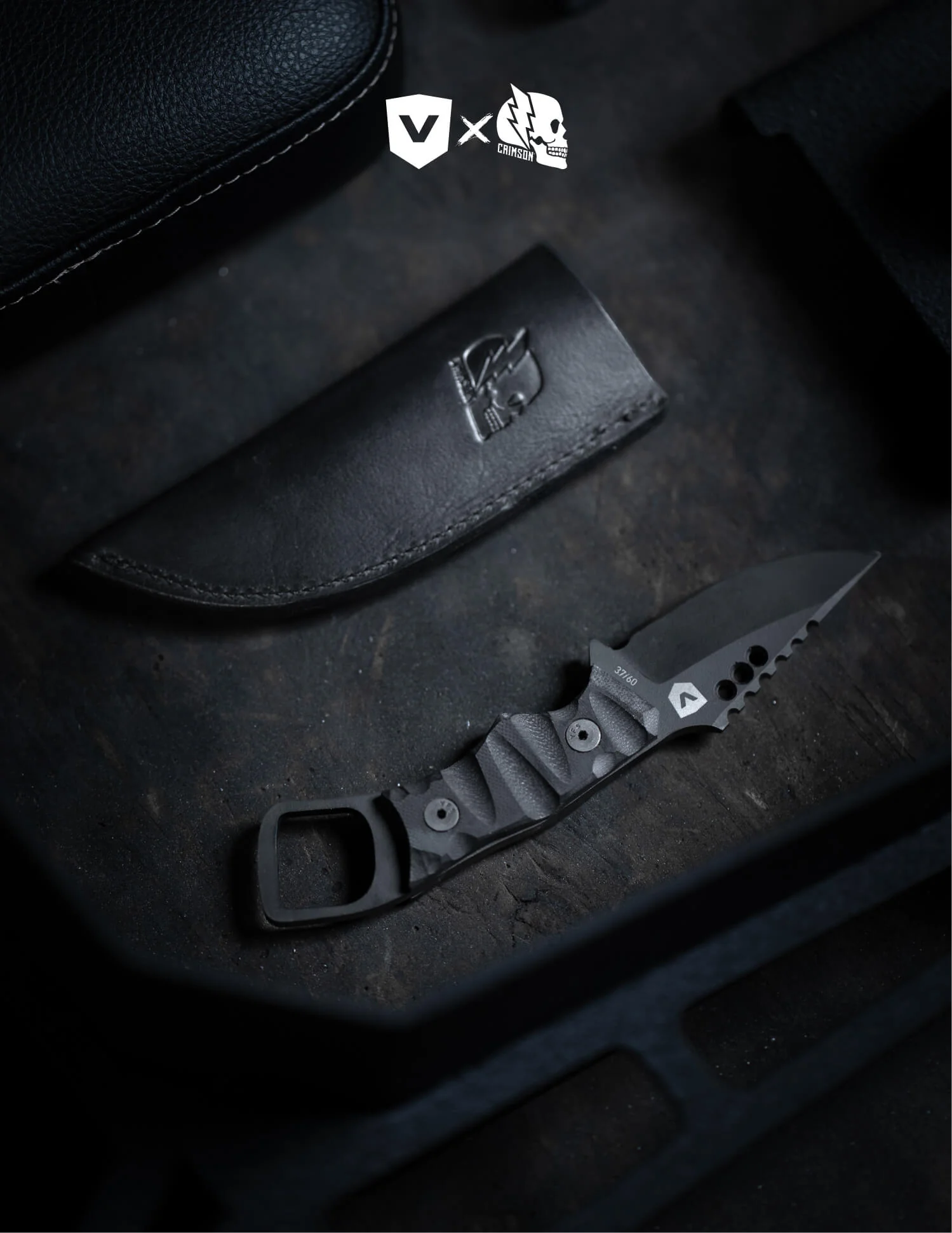 VYPER X CRIMSON KNIFE CO. IRON WOLF KNIFE - Image 6