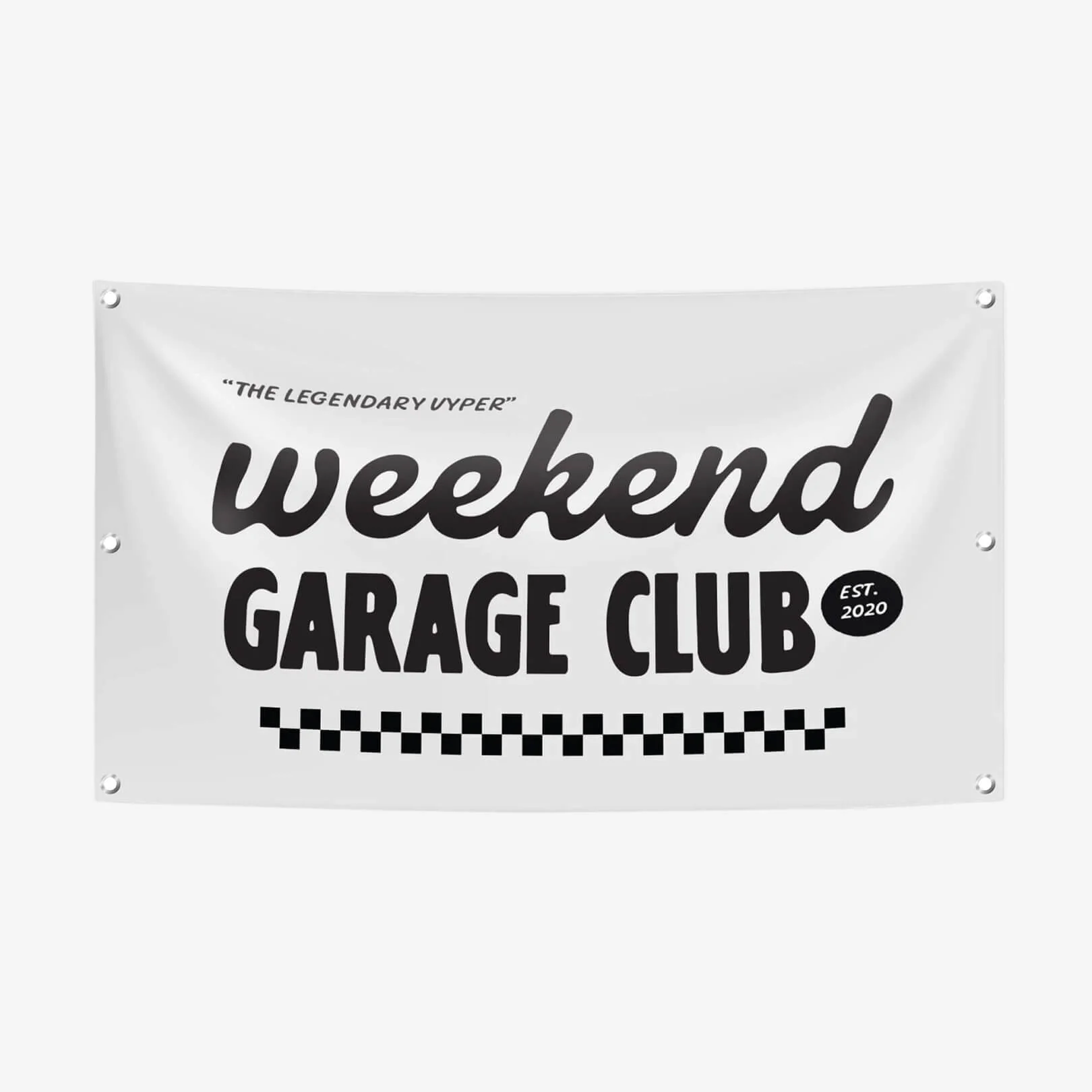 WEEKEND GARAGE CLUB SHOP BANNER